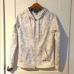🤍 Under Armour zip-up hoodie size medium